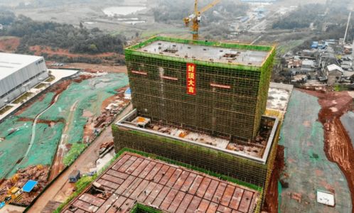 关注 湘潭海泡石新材料科技产业园 一期 综合楼喜封金顶